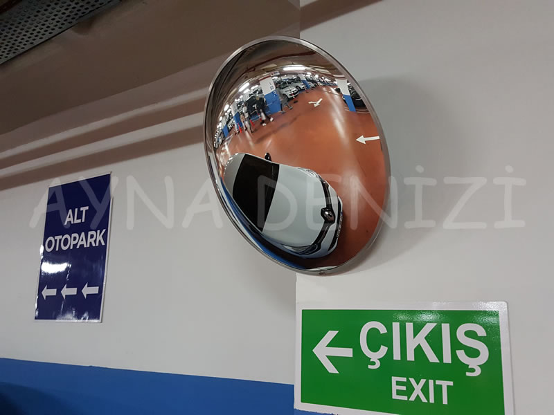 60 cm Bombeli Trafik Otopark Güvenlik Aynası