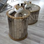 Arya Model Aynalı Yan Sehpa-1