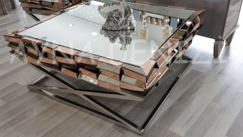 Rüzgar Model Aynalı Orta Sehpa