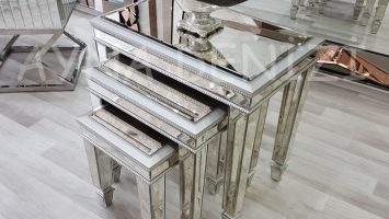 Boncuklu Model Aynalı Zigon Takımı