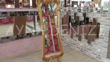 Bihter Model Altın Renk Ayaklı Boy Aynası