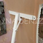 Bihter Model Eskitme Beyaz Renk Ayaklı Boy Aynası-14