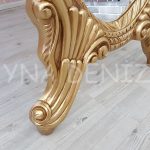 Zarif Model Altın Renk Ayaklı Boy Aynası-16