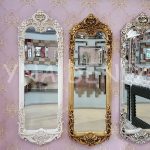 Klasik Model Altın Renk Boy Aynası-17