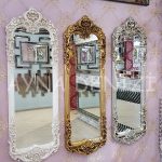 Klasik Model Altın Renk Boy Aynası-18