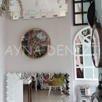 Cm 17311 Model Çarklı Aynalı Duvar Saati-5