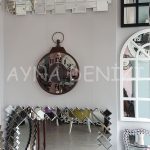 Tg 367 XL1 Flower Model Aynalı Duvar Saati-6