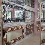 Ayna Çerçeveli Model Altın Renk Boy Aynası-13