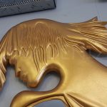 Kız Model Altın Renk Boy Aynası-13