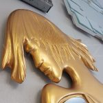 Kız Model Altın Renk Boy Aynası-7