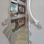 Kız Model Gümüş Renk Boy Aynası-12