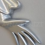 Kız Model Gümüş Renk Boy Aynası-14