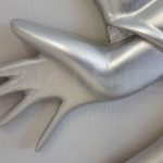 Kız Model Gümüş Renk Boy Aynası-16