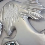 Kız Model Gümüş Renk Boy Aynası-19