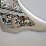 Kız Model Gümüş Renk Boy Aynası-24