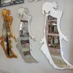 Kız Model Gümüş Renk Boy Aynası-29