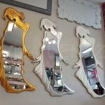 Kız Model Gümüş Renk Boy Aynası-30