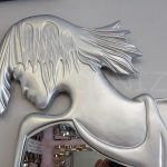 Kız Model Gümüş Renk Boy Aynası-7