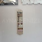 Nice Model Gümüş Renk Dekoratif Niş Ayna-5