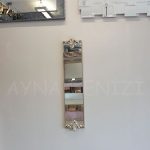 Paris Model Gümüş Renk Dekoratif Niş Ayna-3
