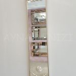 Vanetta Model Gümüş Renk Dekoratif Niş Ayna-3
