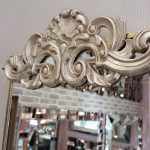 Vanetta Model Gümüş Renk Dekoratif Niş Ayna-8