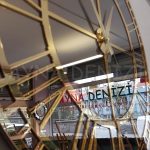 Golden Roma Bronze Model Altın Bronz Renk Dekoratif Aynalı Duvar Saati-18