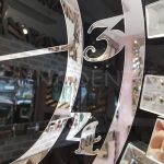 Güneş Argent Black Model Gümüş Siyah Renk Dekoratif Aynalı Duvar Saati-19