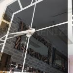 Silver Quare Black Model Gümüş Siyah Renk Dekoratif Aynalı Duvar Saati-16
