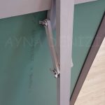 Ayna Çerçeveli Model Gümüş Renk Ayaklı Boy Aynası-19