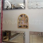 Galata Model Altın Renk Dekoratif Pencere Ayna-9
