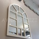 Galata Model Beyaz Renk Dekoratif Pencere Ayna-3
