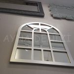 Galata Model Gümüş Renk Dekoratif Pencere Ayna-4