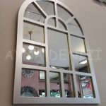 Galata Model Gümüş Renk Dekoratif Pencere Ayna-6