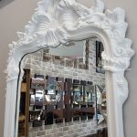 Vintage Madam Model Beyaz Renk Boy Aynası-17