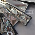 Güneş Piyano Black Silver Model Siyah Şeffaf Renk Modern Ayna-13