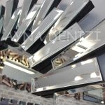 Güneş Piyano Black Silver Model Siyah Şeffaf Renk Modern Ayna-14