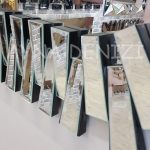Güneş Piyano Black Silver Model Siyah Şeffaf Renk Modern Ayna-22