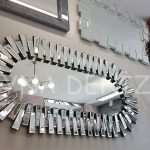 Güneş Piyano Black Silver Model Siyah Şeffaf Renk Modern Ayna-6