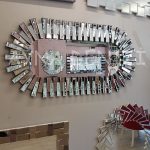 Güneş Piyano Black Silver Model Siyah Şeffaf Renk Modern Ayna-7