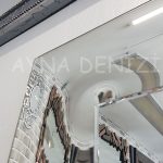 Pandorya Small Silver Model Modern Ayna-21