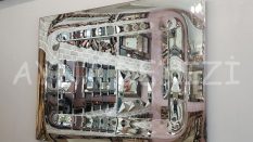 Pandorya Small Silver Model Modern Ayna