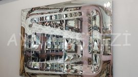 Pandorya Small Silver Model Modern Ayna