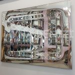 Pandorya Small Silver Model Modern Ayna-4