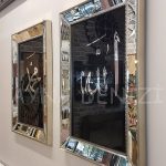 Allah C.C. Hz.Muhammed Yazılı Model Eskitme Gümüş Renk Ayna Çerçeveli Tablo-11