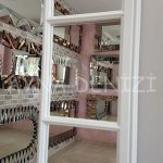 Modena Model Beyaz Renk Dekoratif Pencere Ayna-18
