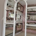 Modena Model Beyaz Renk Dekoratif Pencere Ayna-20
