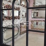 Modena Model Siyah Renk Dekoratif Pencere Ayna-19
