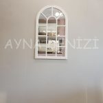 Padova Model Beyaz Renk Dekoratif Pencere Ayna-17