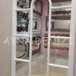 Ravenna Model Beyaz Renk Dekoratif Pencere Ayna-19